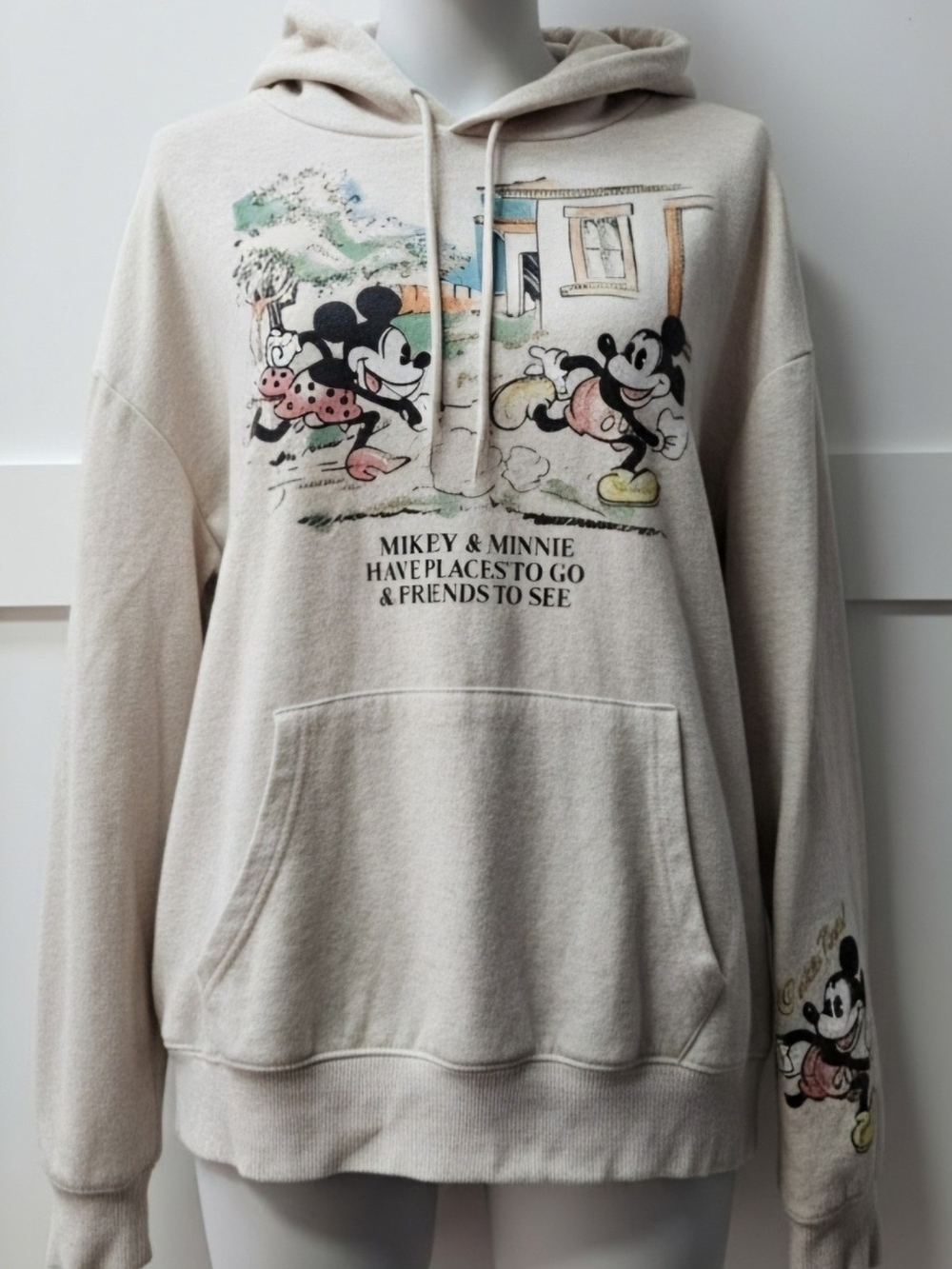 Mickey And Minnie Unisex Sweatshirt Pullover Hoodie Subcategory Identification